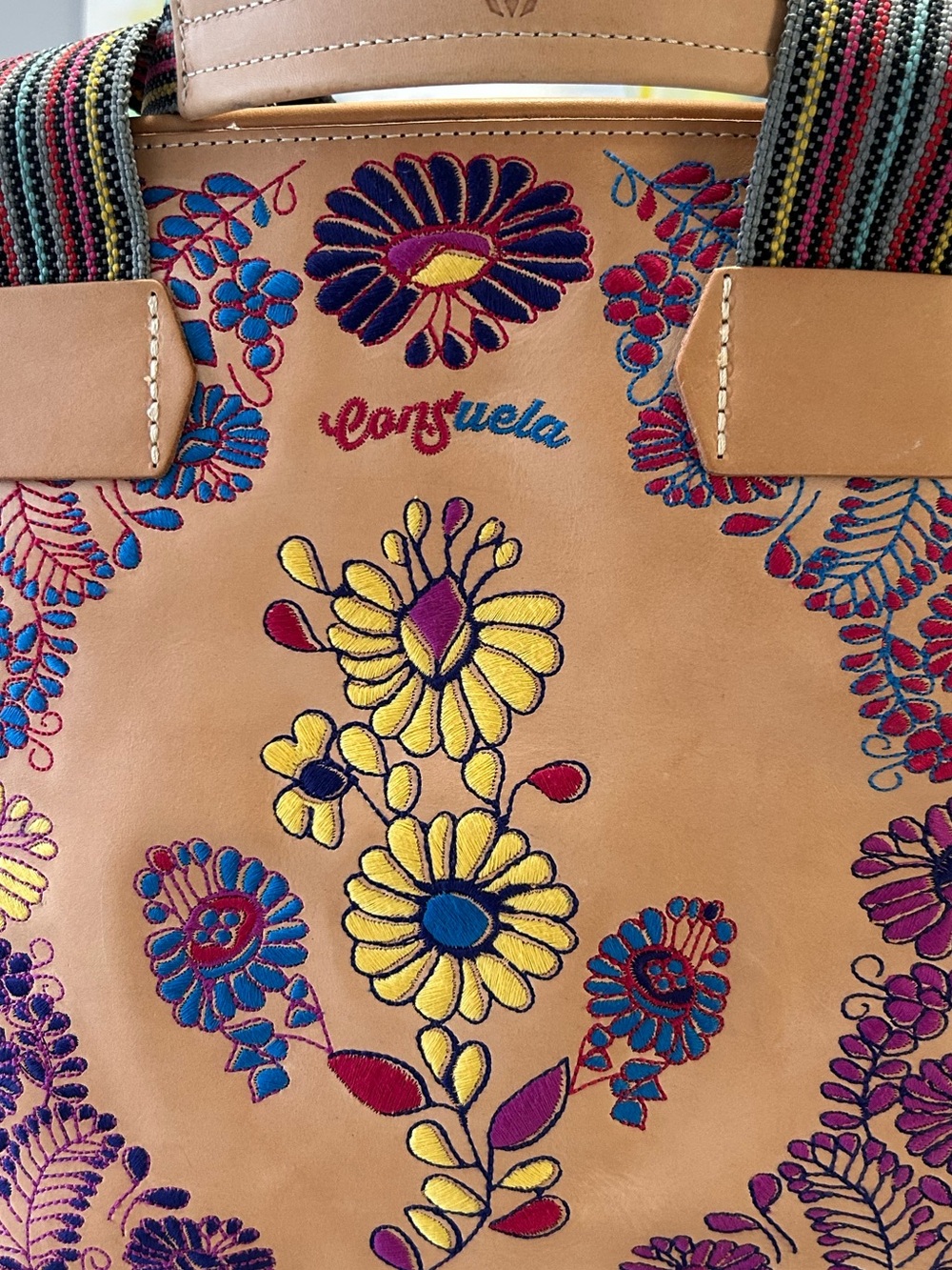 Consuela Calvin Classic Diego Embroidered Tote - Picture 2 of 16